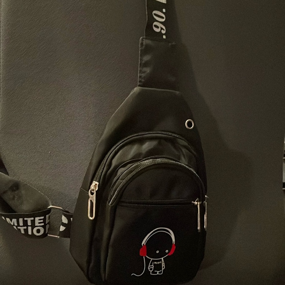 Teens Side Backpack with Adjustable Strap